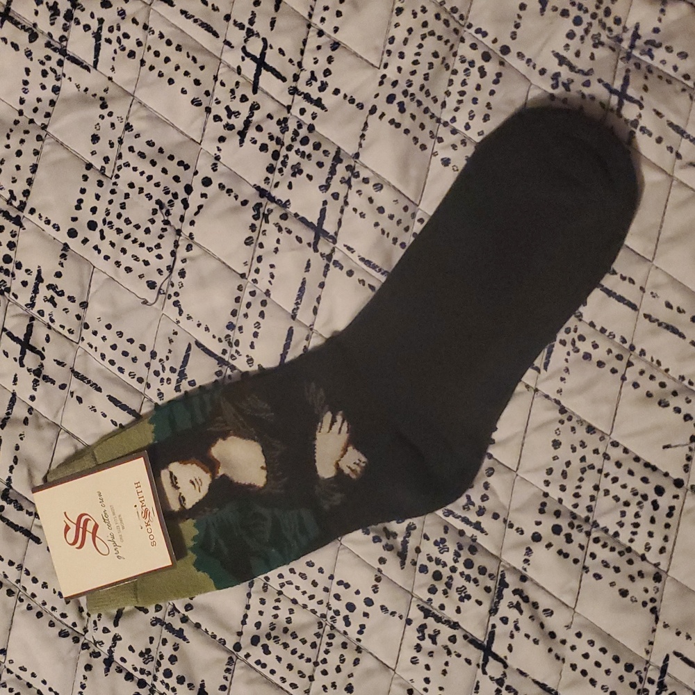 FWB💫 Mona Lisa Smile Painting Art History Socks